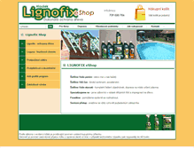 Tablet Screenshot of lignofixshop.cz